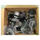 Hampton Bay Low-Voltage Black Outdoor Halogen Landscape Path Light and Flood Light Kit with Transformer missing some light used