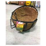 Vigoro 12 in. Metal English Hanging Basket in good conditions