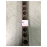 Vigoro Roman Stone 4 ft. Rubber Garden Edging Earth