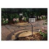 Hampton Bay Solar Bronze Outdoor Integrated LED New Age Pagoda Landscape Path Light (4-Pack) new