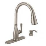DELTA Charmaine Single-Handle Pull-Down Sprayer Kitchen Faucet  Stainless in good conditions