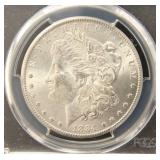 1884-CC CARSON CITY MORGAN SILVER DOLLAR MS63 PCGS
