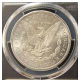 1884-CC CARSON CITY MORGAN SILVER DOLLAR MS63 PCGS