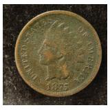 1875 INDIAN HEAD CENT
