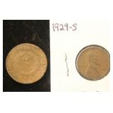 1960-P LARGE & SMALL DATE US LINCOLN MEMORIAL CENTS BU-UNC