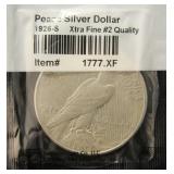 1926-S PEACE SILVER DOLLAR XF SEALED LITTLETON