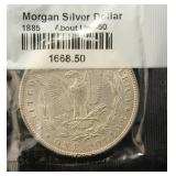 1885 MORGAN SILVER DOLLAR AU SEALED LITTLETON