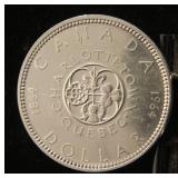1964 CANADA SILVER DOLLAR