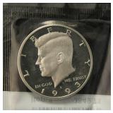 1993-S US PROOF KENNEDY SILVER HALF DOLLAR SEALED LITTLETON