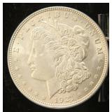 1921 MORGAN SILVER DOLLAR BU-UNC