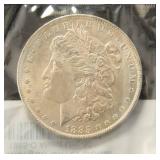 1885-O MORGAN SILVER DOLLAR AU SEALED LITTLETON