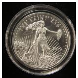 1 TROY OZ. .999 FINE SILVER ZOMBUCKS 2019 SAINT IN AIRTITE
