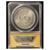 1889 MORGAN SILVER DOLLAR AU55 ANACS