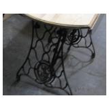 Drop Leaf Table on Singer Sewing Base