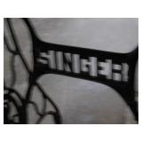 Drop Leaf Table on Singer Sewing Base