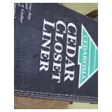 Cedar Closet Liner