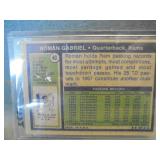 Football Quarterback Cards with Namath, Gabriel and Rookies