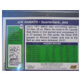 Football Quarterback Cards with Namath, Gabriel and Rookies