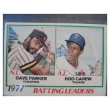 Vintage League Leaders Sports Cards with Montana, Carew and Oliva