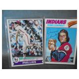 Vintage Pitchers Baseball Cards - Viola and Carlton Rookies
