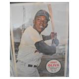 Vintage Baseball Card Collection with 1968 Oliva Pinup and Graded Brock Robinson