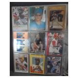 Binder of Vintage Baseball Cards