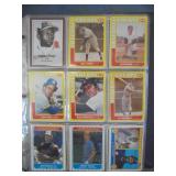 Binder of Vintage Baseball Cards