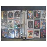 Binder and Stack of Basketball Cards - Stars and Vintage