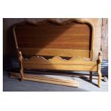 Bed Frame with Headboard, Footboard, & Rails