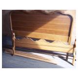 Bed Frame with Headboard, Footboard, & Rails