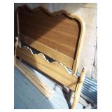 Bed Frame with Headboard, Footboard, & Rails