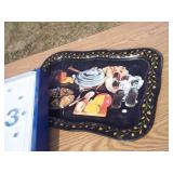 Pepsi Clock and 2 Tin serving Trays