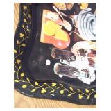 Pepsi Clock and 2 Tin serving Trays