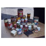 Lot of Vintage Tins & Cans