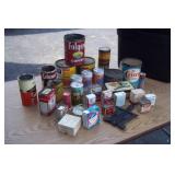 Lot of Vintage Tins & Cans