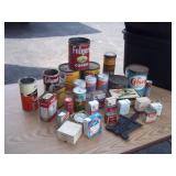 Lot of Vintage Tins & Cans