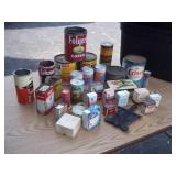 Lot of Vintage Tins & Cans