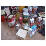 Lot of Vintage Tins & Cans