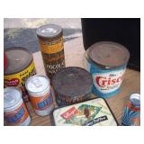 Lot of Vintage Tins & Cans