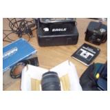 Lot of Vintage Cameras, Lens, Depth Finder