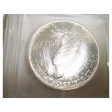 1922 Graded Peace Dollar in Case. MS65