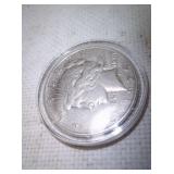 1934 D Peace Dollar in Case