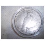 1934 D Peace Dollar in Case
