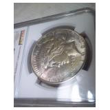 1923 S Graded Peace Dollar. MS62