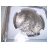 1923 S Graded Peace Dollar. MS62