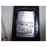 1974 Vintage Zippo Trucker Lighter with Box