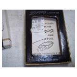 1974 Vintage Zippo Trucker Lighter with Box