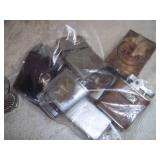 Vintage Zippo Lighters & Other Lighters with Basket