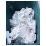 Large Assortment of Candlewick, Milk Glass, Fire Cane and Baskets includes 2 Totes