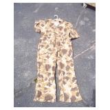 Hudson Bay Camo Coveralls Size Small